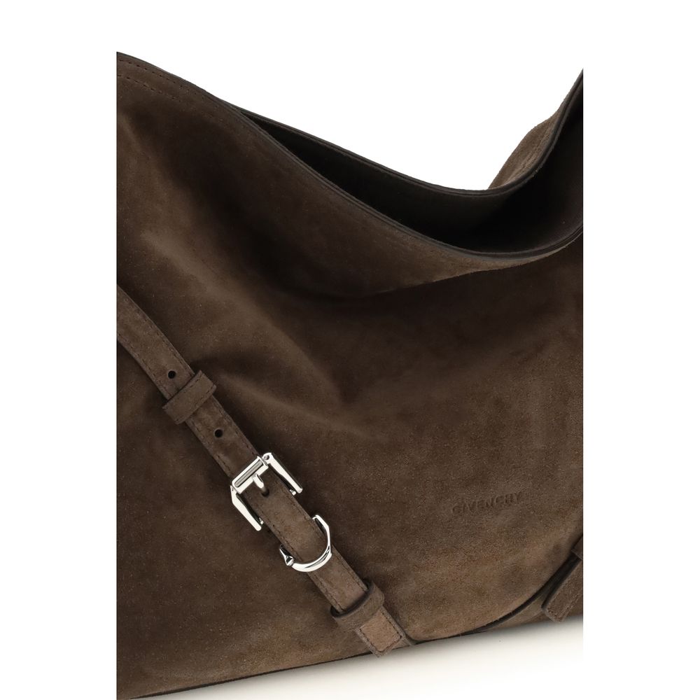 Givenchy Black Calf Leather Bos Taurus Shoulder Bag Givenchy
