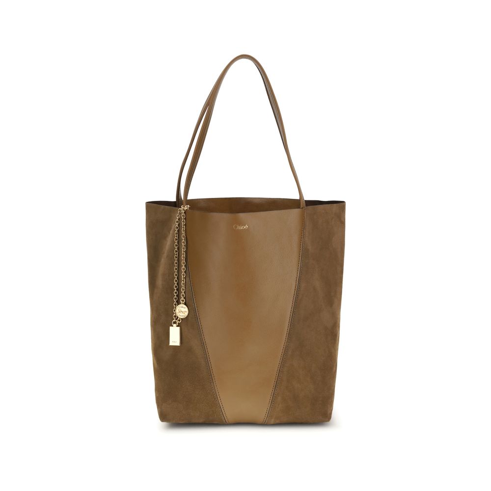 Chloé Beige Calf Leather Bos Taurus Shoulder Bag Chloé