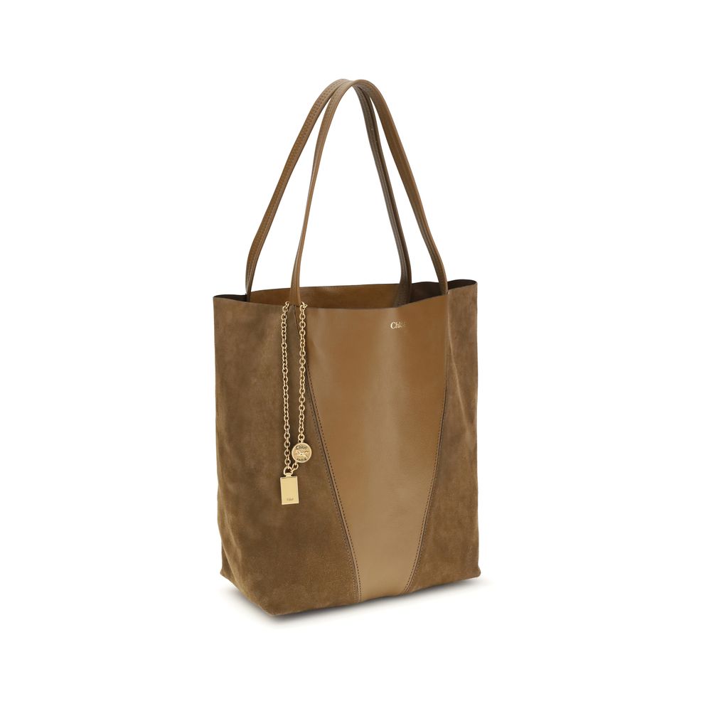 Chloé Beige Calf Leather Bos Taurus Shoulder Bag Chloé