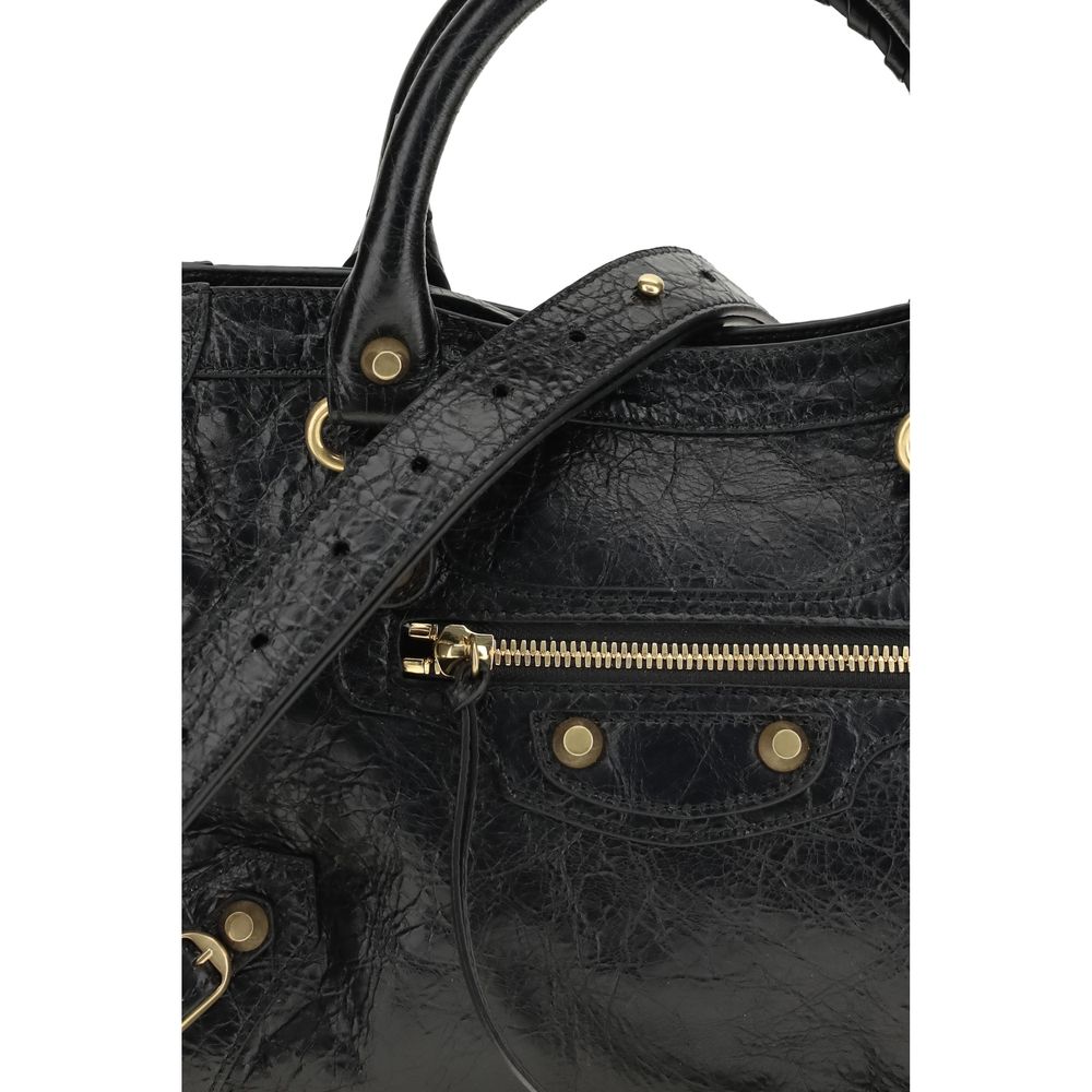 Balenciaga Black Lamb Ovis Aries Aries Shoulder Bag Balenciaga