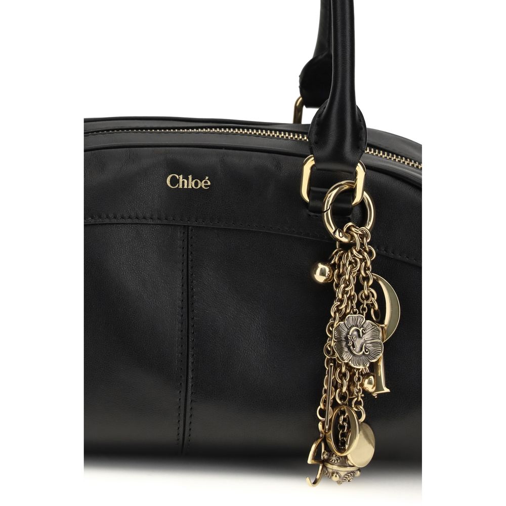 Chloé Black Calf Leather Bos Taurus Handbag Chloé