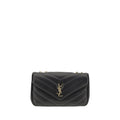 Saint Laurent Black Calf Leather Bos Taurus Shoulder Bag Saint Laurent