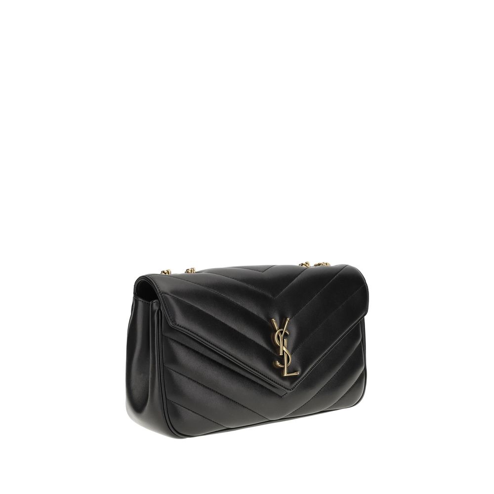 Saint Laurent Black Calf Leather Bos Taurus Shoulder Bag Saint Laurent