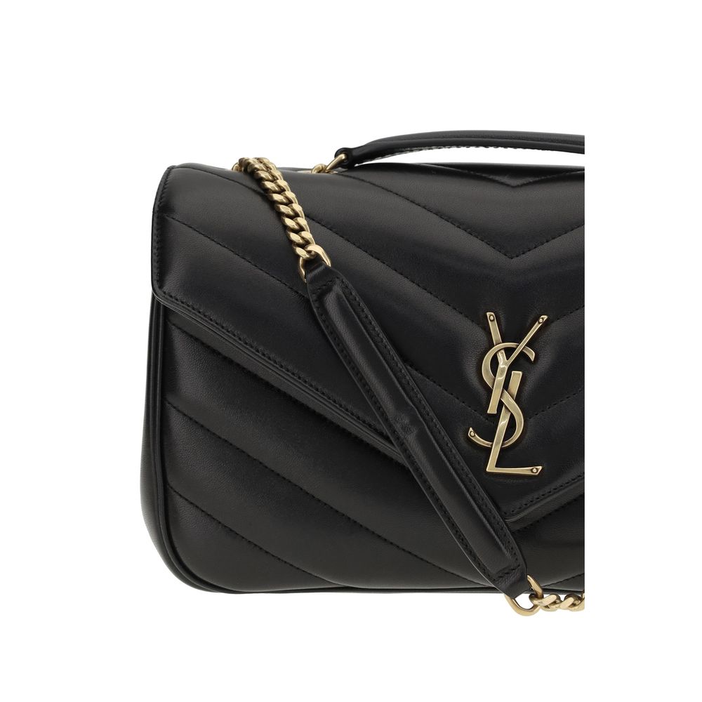 Saint Laurent Black Calf Leather Bos Taurus Shoulder Bag Saint Laurent