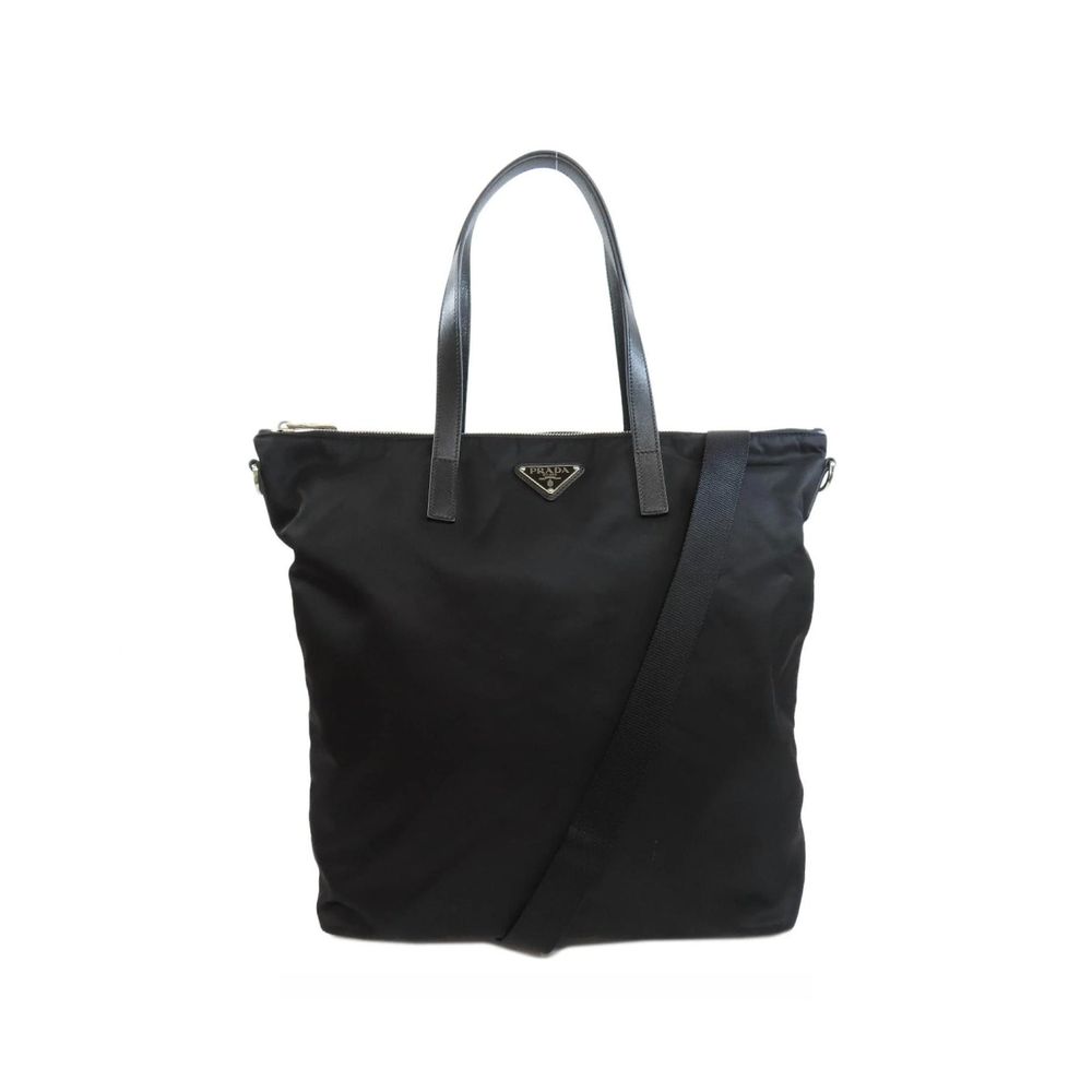 Prada Black Nylon Tote Bag Prada