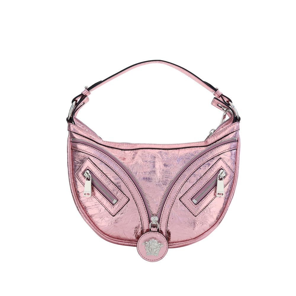 Versace Multicolor Lamb Leather Shoulder Bag Versace