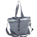 Bottega Veneta Black And Blue Nylon Convertible Tote Bottega Veneta