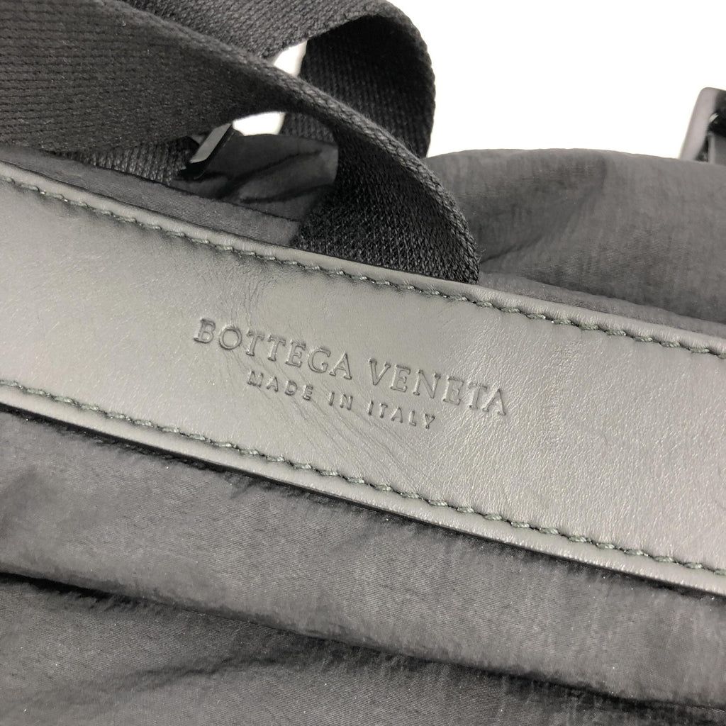 Bottega Veneta Black And Blue Nylon Convertible Tote Bottega Veneta