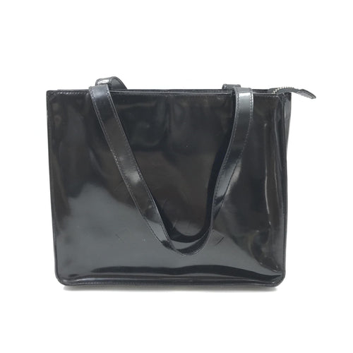 Chanel Black Patent Leather Tote Chanel