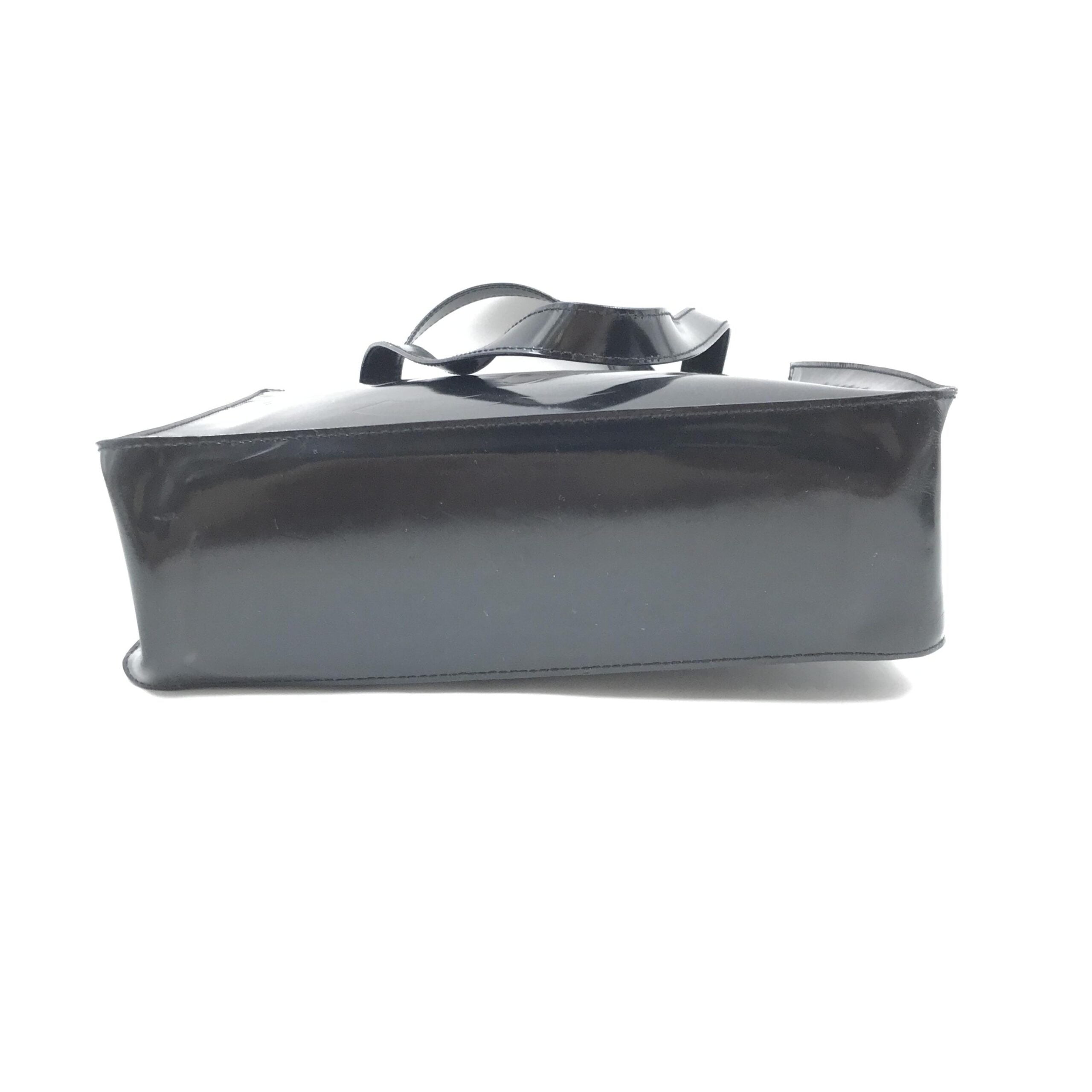 Chanel Black Patent Leather Tote Chanel