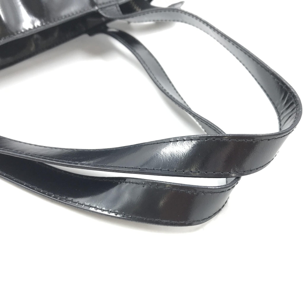 Chanel Black Patent Leather Tote Chanel