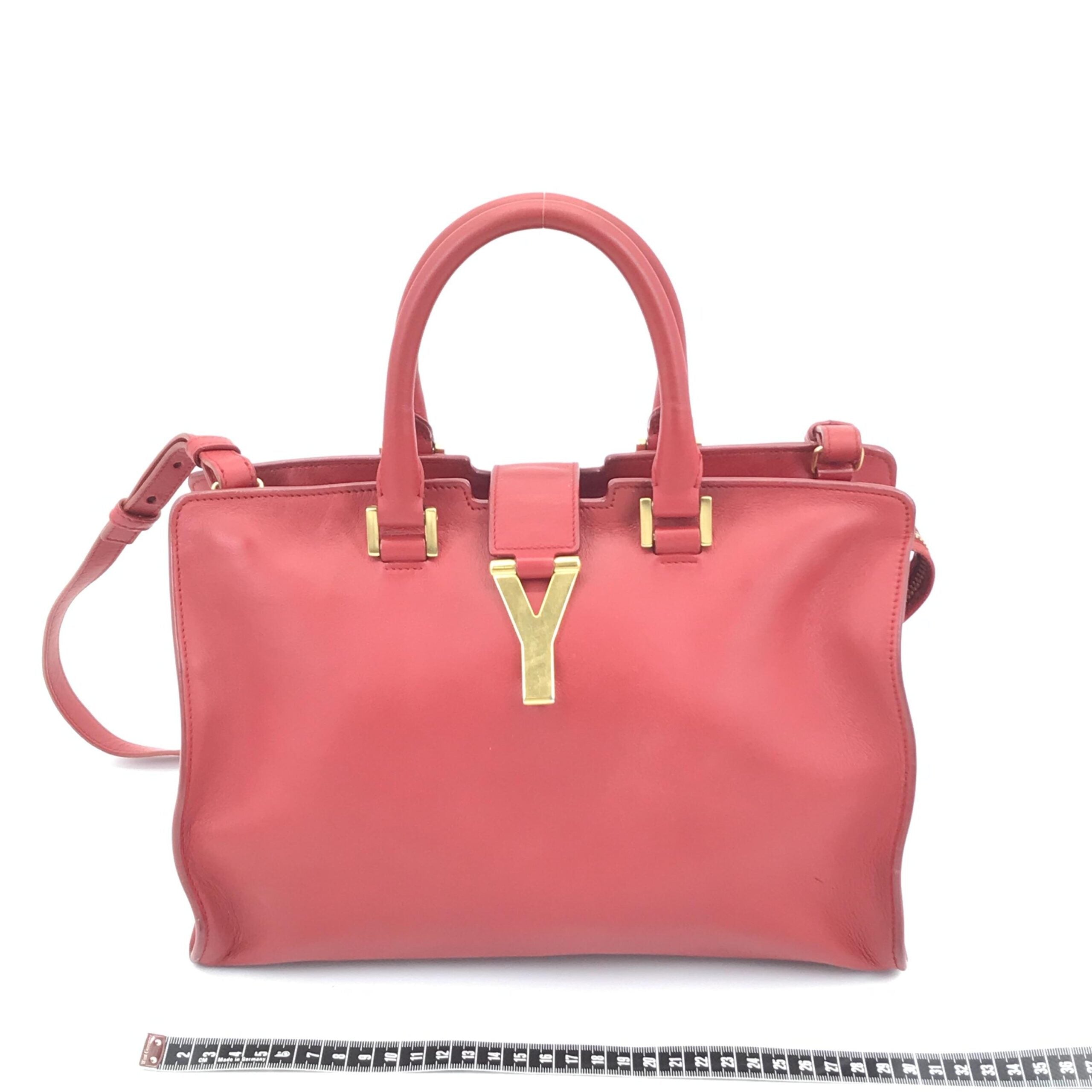 Saint Laurent Leather Handbag With Y Logo Saint Laurent