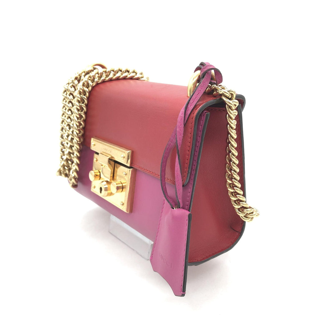 Gucci Padlock Crossbody Shoulder Bag In Pink Gucci