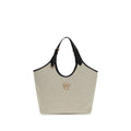 Versace Beige Cotton Shoulder Bag Versace