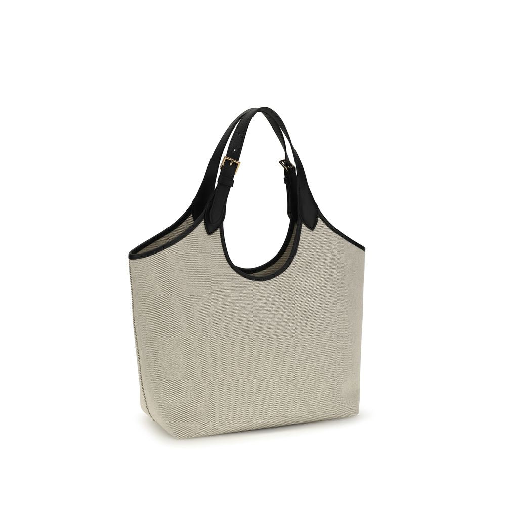 Versace Beige Cotton Shoulder Bag Versace
