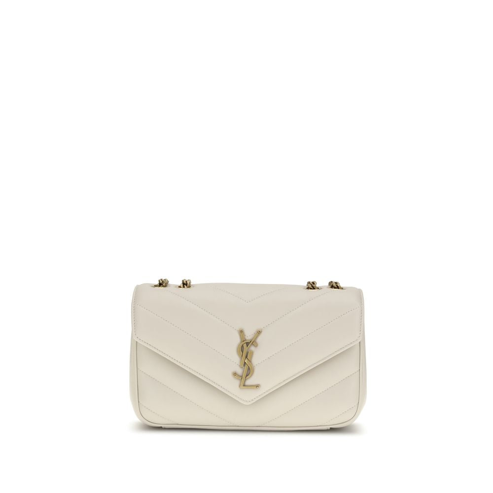 Saint Laurent Beige Lamb Ovis Aries Aries Shoulder Bag Saint Laurent