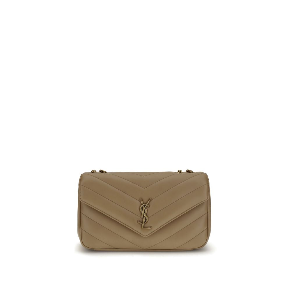 Saint Laurent Beige Calf Leather Bos Taurus Shoulder Bag Saint Laurent