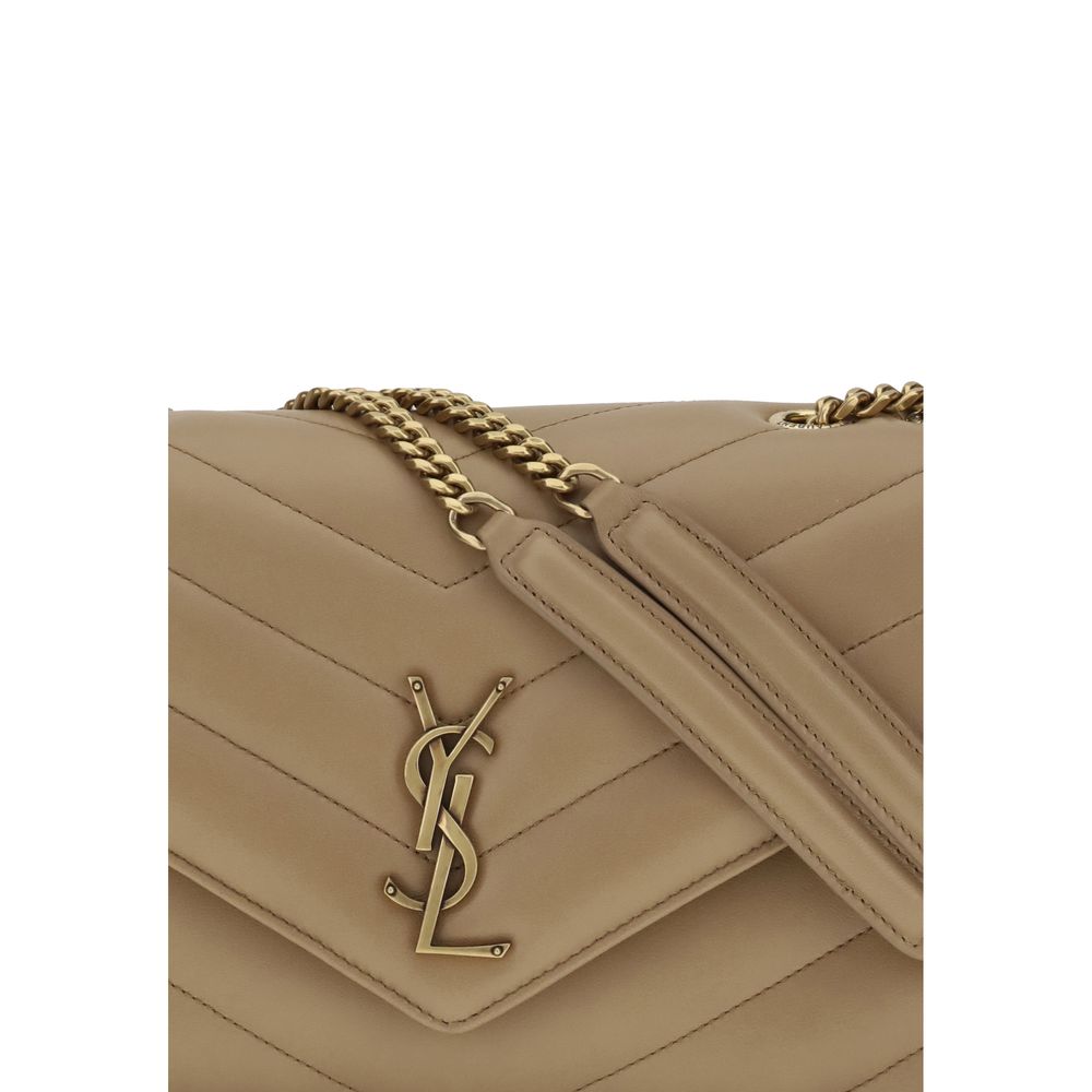 Saint Laurent Beige Calf Leather Bos Taurus Shoulder Bag Saint Laurent