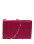 Dolce & Gabbana Pink Cotton & Brass Clutch Evening Crossbody Purse Dolce & Gabbana