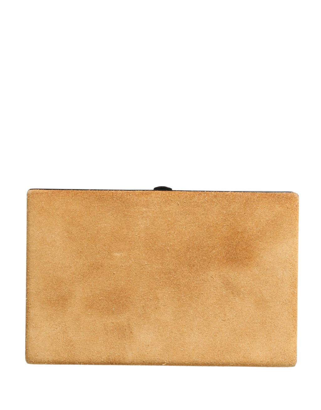 Dolce & Gabbana Beige Velvet & Calf Leather Clutch Evening Purse Dolce & Gabbana