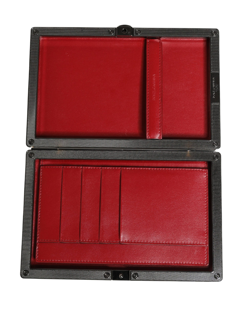 Dolce & Gabbana Beige Velvet & Calf Leather Clutch Evening Purse Dolce & Gabbana