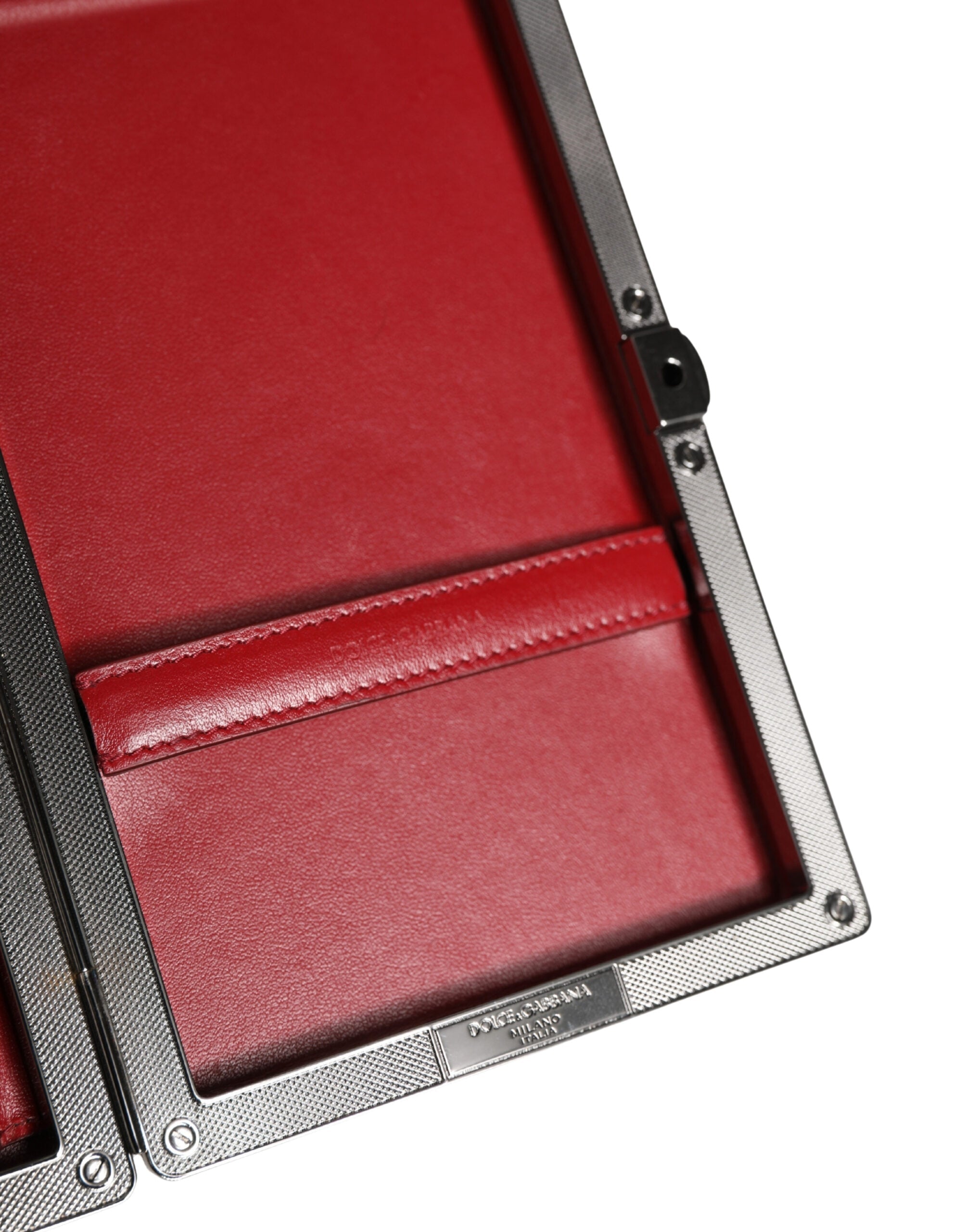 Dolce & Gabbana Beige Velvet & Calf Leather Clutch Evening Purse Dolce & Gabbana