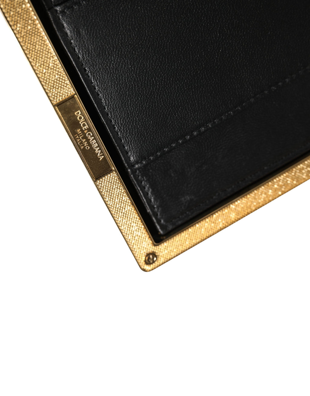 Dolce & Gabbana Beige Lambskin Leather Clutch Evening Women Purse Bag Dolce & Gabbana