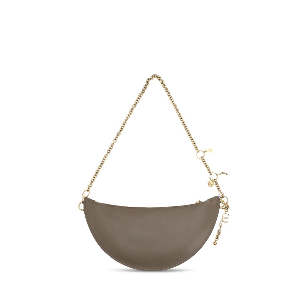 Chloé Gray Calf Leather Bos Taurus Shoulder Bag Chloé