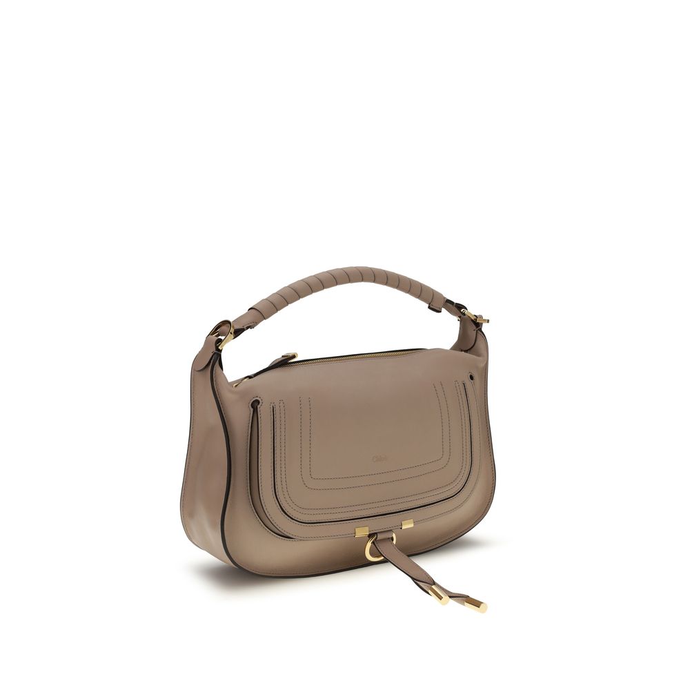 Chloé Gray Calf Leather Bos Taurus Shoulder Bag Chloé