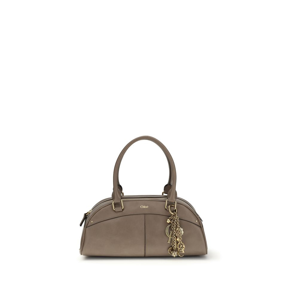 Chloé Gray Calf Leather Bos Taurus Handbag Chloé