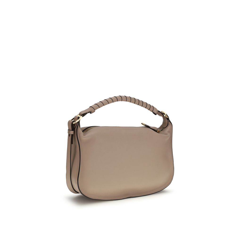 Chloé Gray Calf Leather Bos Taurus Shoulder Bag Chloé