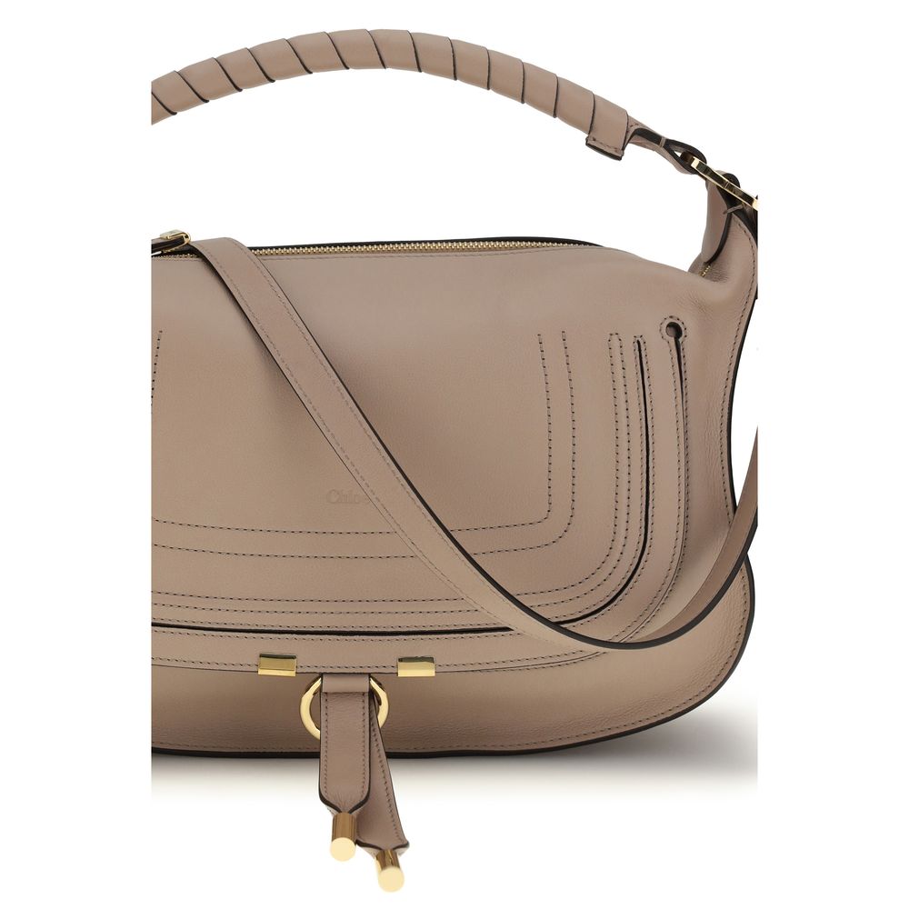 Chloé Gray Calf Leather Bos Taurus Shoulder Bag Chloé