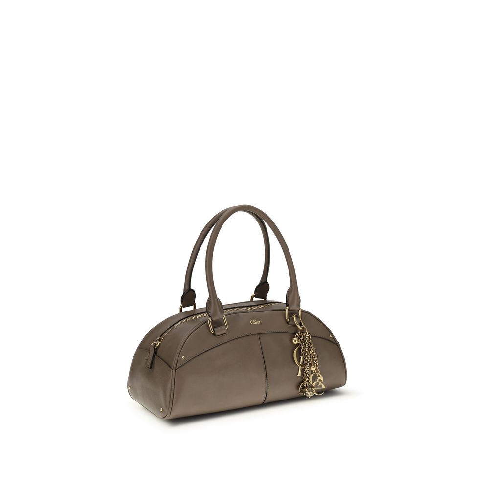 Chloé Gray Calf Leather Bos Taurus Handbag Chloé