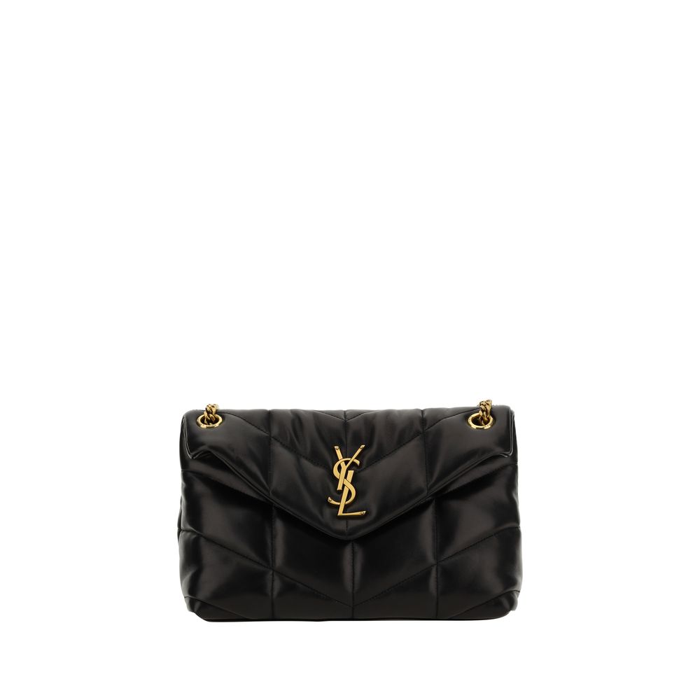 Saint Laurent Black Lamb Leather Shoulder Bag Saint Laurent