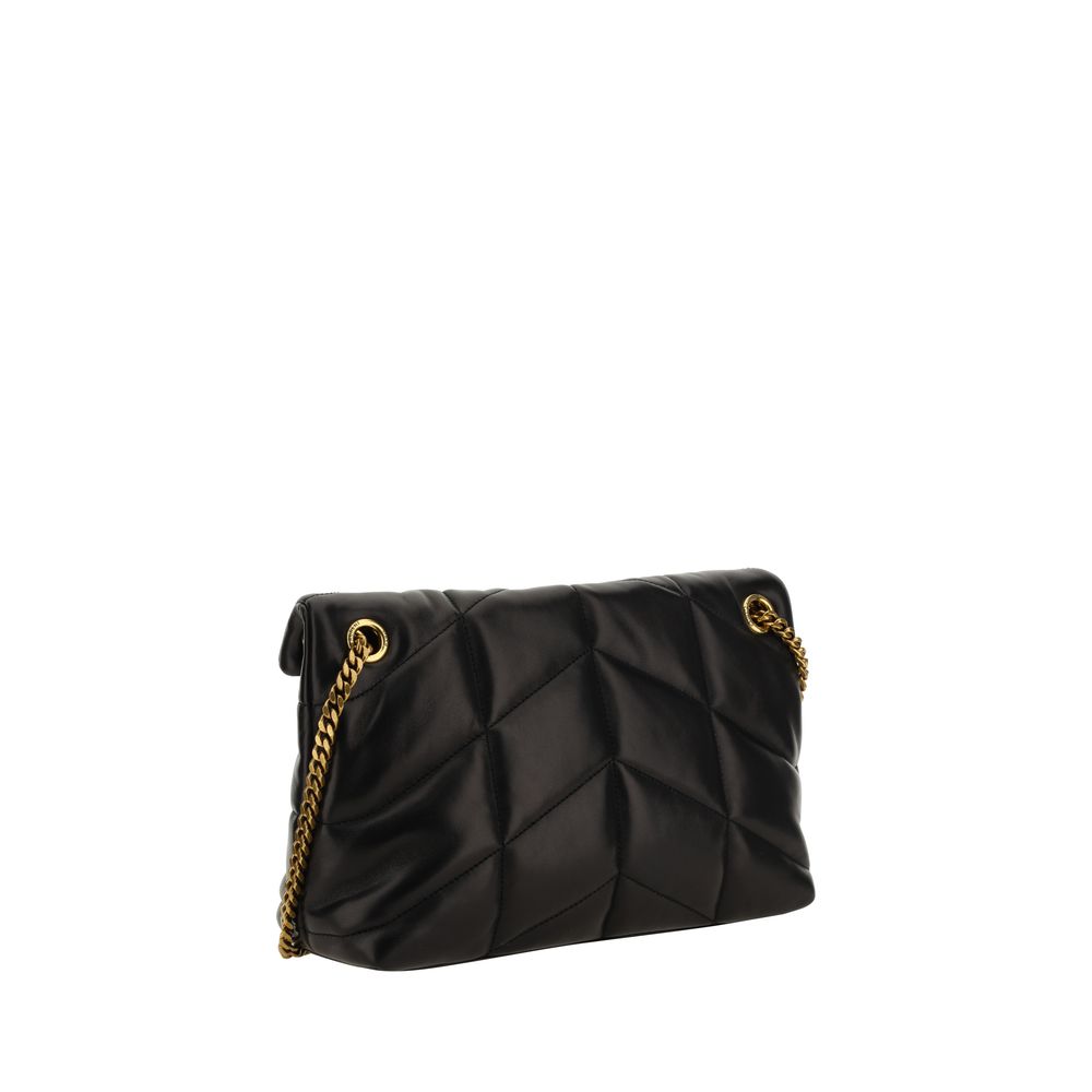 Saint Laurent Black Lamb Leather Shoulder Bag Saint Laurent