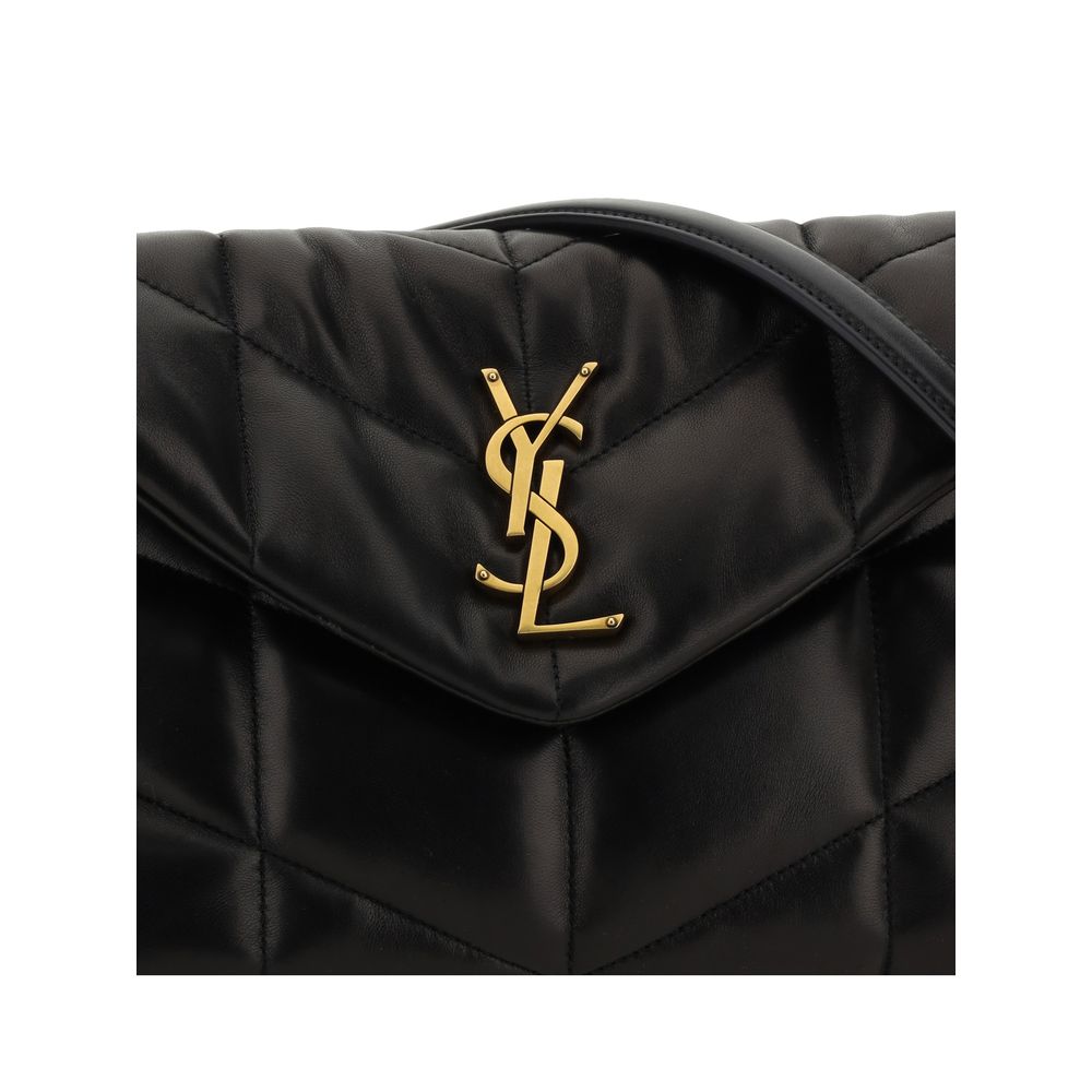 Saint Laurent Black Lamb Leather Shoulder Bag Saint Laurent