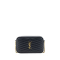 Saint Laurent Black Calf Leather Bos Taurus Shoulder Bag Saint Laurent
