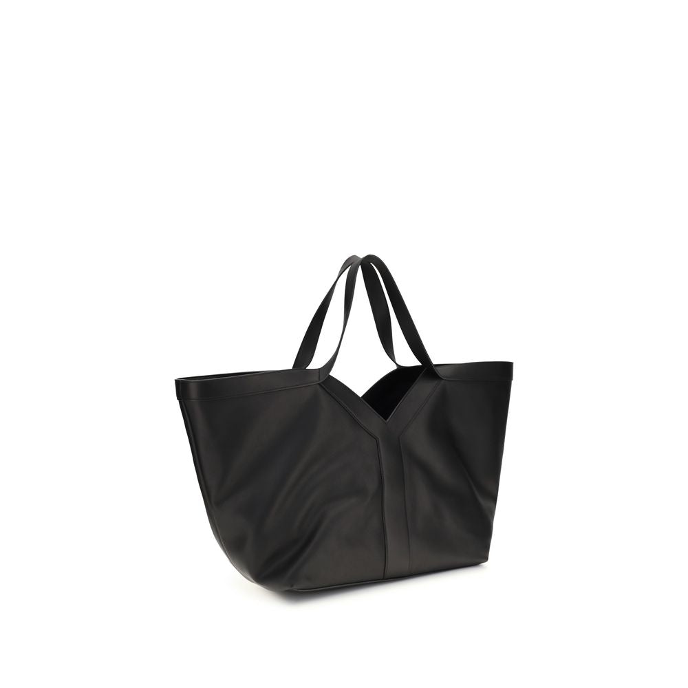 Saint Laurent Black Grained Calf Leather Y Shoulder Bag SS26 Saint Laurent