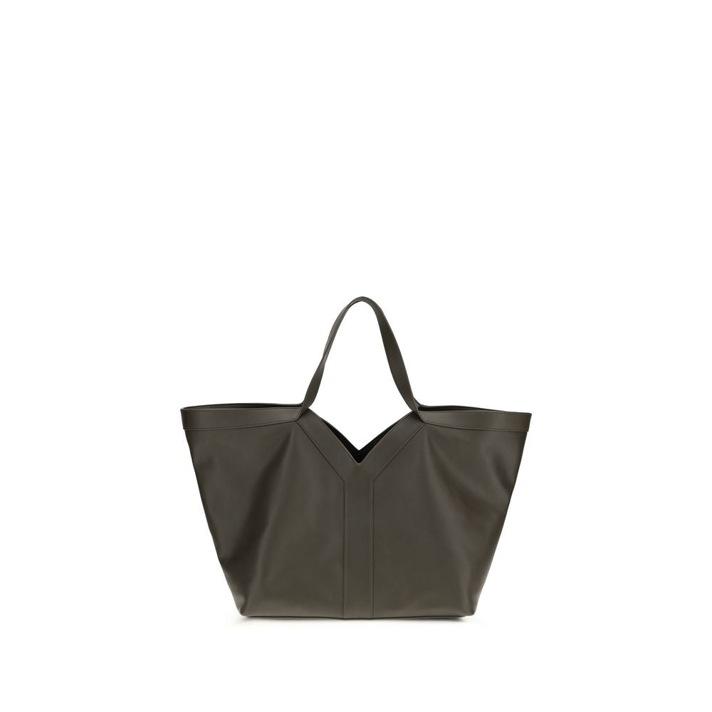 Saint Laurent Bicolor Hammered Calf Leather Y Shoulder Bag SS26 Saint Laurent