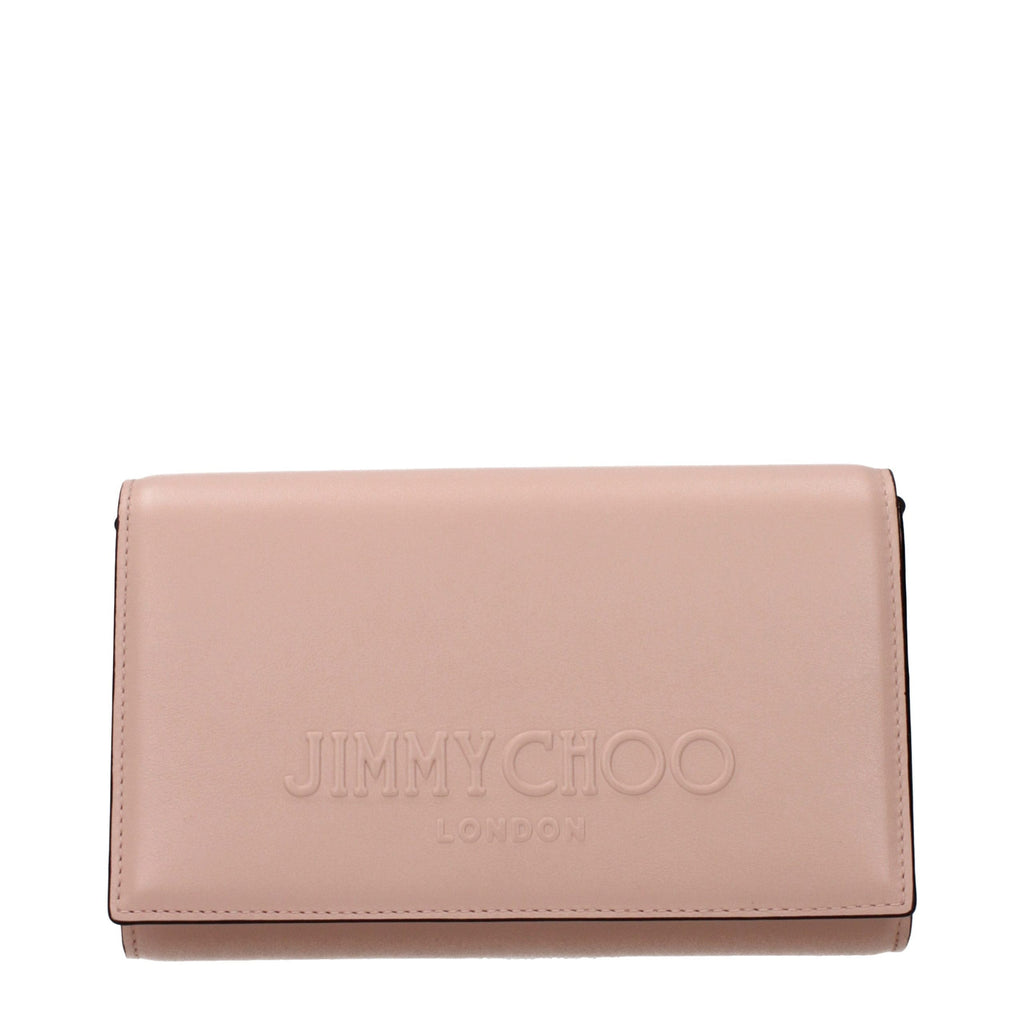 Jimmy Choo Pink Leather Clutch Bag Jimmy Choo