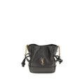 Saint Laurent Black Lamb Ovis Aries Aries Clutch Bag Saint Laurent