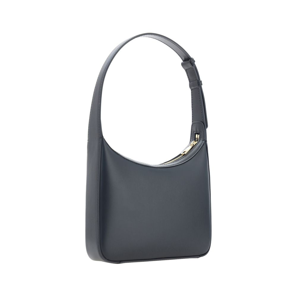 Dolce & Gabbana Black Calf Leather Bos Taurus Shoulder Bag Dolce & Gabbana