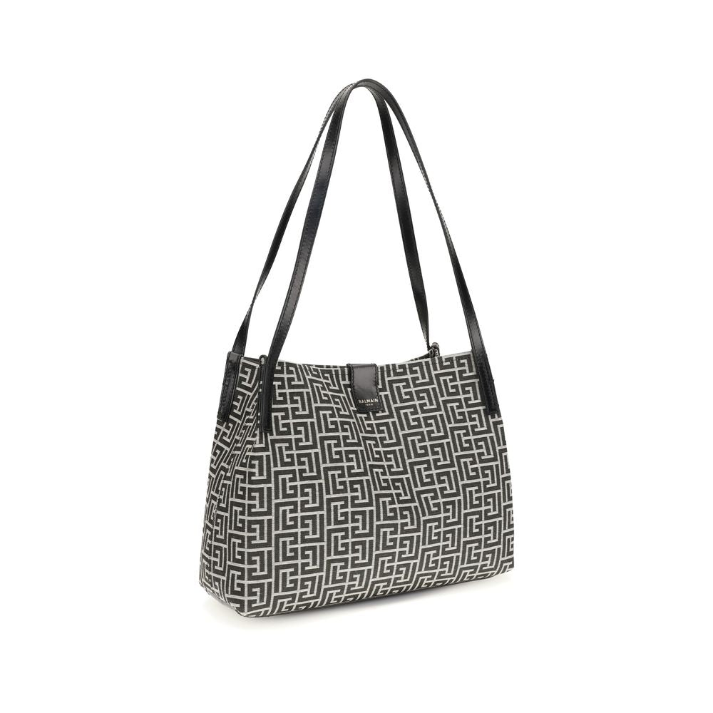 Balmain Black Cotton Shoulder Bag Balmain