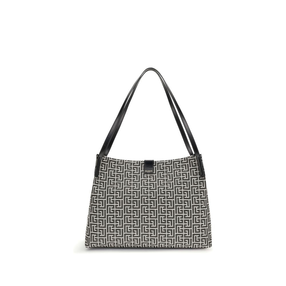 Balmain Black Cotton Shoulder Bag Balmain