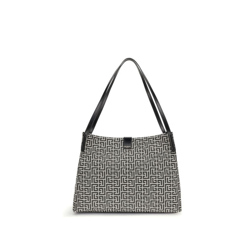 Balmain Black Cotton Shoulder Bag Balmain