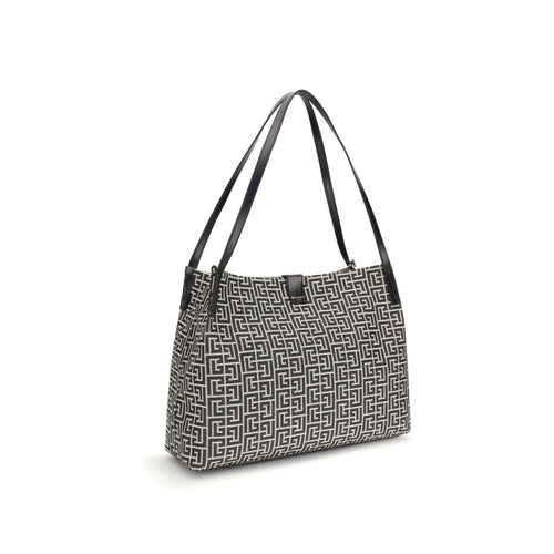 Balmain Black Cotton Shoulder Bag Balmain