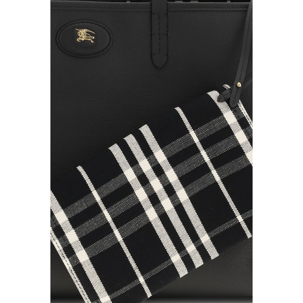 Burberry Black Calf Leather Bos Taurus Shoulder Bag Burberry