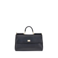 Dolce & Gabbana Black Calf Leather Bos Taurus Shoulder Bag Dolce & Gabbana