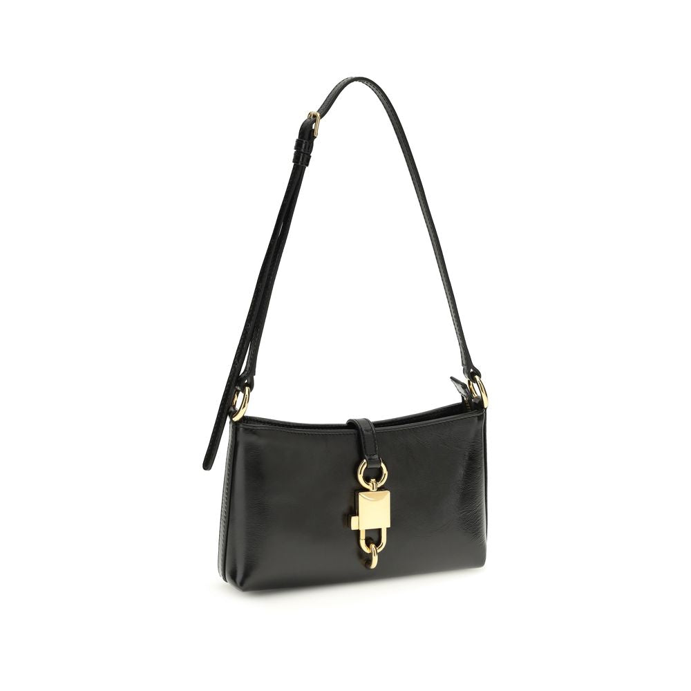Dolce & Gabbana Black Calf Leather Bos Taurus Shoulder Bag Dolce & Gabbana