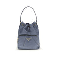 Prada Blue Polyamide Backet Bag Prada